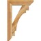 Ekena Millwork Merced Slat Rough Sawn Bracket w/ Offset Brace, Western Red Cedar, 6"W x 22"D x 34"H BKT0604X22X34MRC06RWR - alternate 3